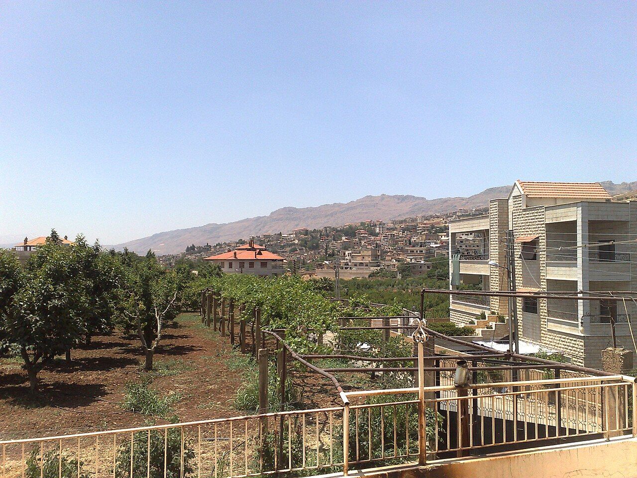Zabadani, Rif Dimashq Governorate — Spring-fed valley town at the source of the Barada